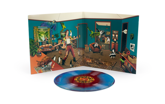 Ace Ventura: Pet Detective - Original Motion Picture Score - Turquoise / Orange / Red Splatter Vinyl