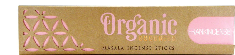 Organic Goodness - Masala Incense - Frankincense (12 Sticks)