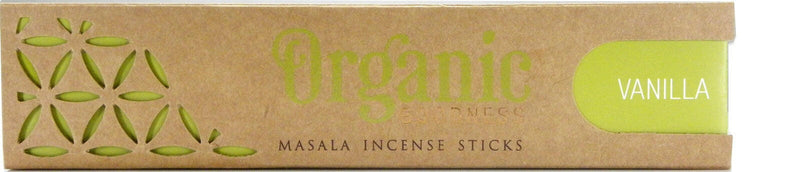 Organic Goodness - Masala Incense - Vanilla (12 Sticks)