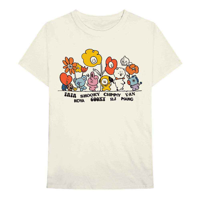 BT21 - Hippie Flowers - Unisex T-Shirt