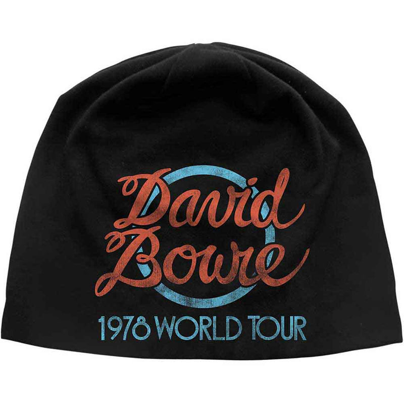 David Bowie - World Tour Logo JD Print - Beanie