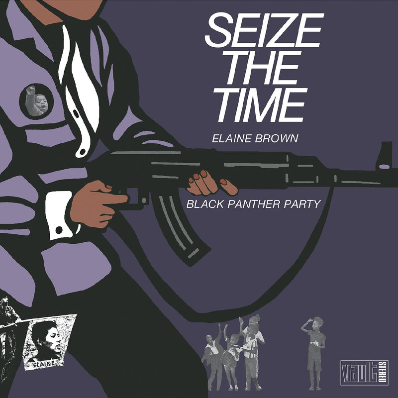 Elaine/Black Panther Party Brown - Seize the Time - Deep Purple Vinyl