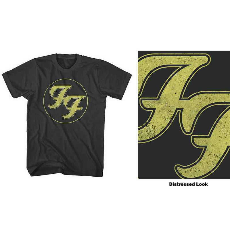 Foo Fighters - Distressed FF Logo - Unisex T-Shirt