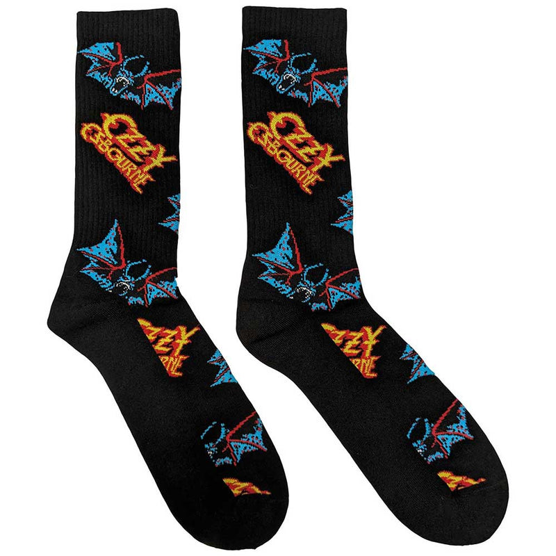 Ozzy Osbourne - Logos & Bats - Socks