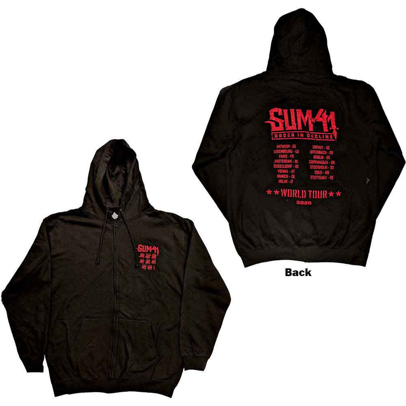 Sum 41 - Order In Decline Tour 2020 - Hoodie