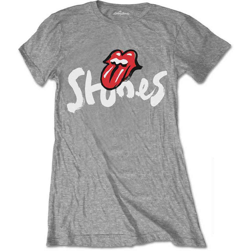 The Rolling Stones - No Filter Brush Strokes - Ladies T-Shirt