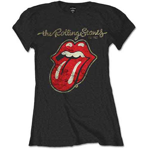 The Rolling Stones - Plastered Tongue - Ladies T-Shirt