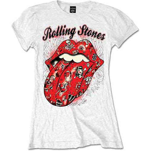 The Rolling Stones - Tattoo Flash - Ladies T-Shirt