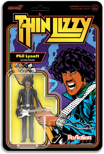 Thin Lizzy - Phil Lynott (Black Leather) - Super7 ReAction Figure