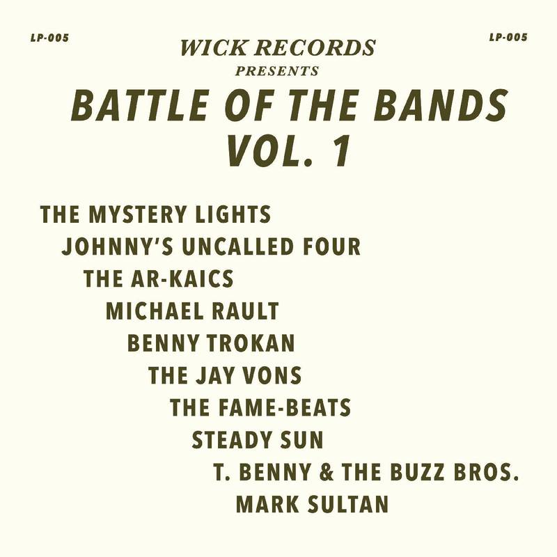 Various Artists - Wick Records Presents Battle of the Bands Vol. 1 - Black Swirl Vinyl