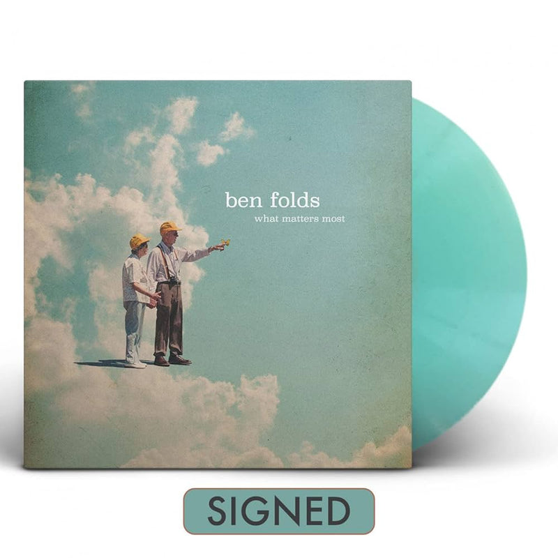Ben Folds - What Matters Most (Autographed) - Seaglass Blue Vinyl