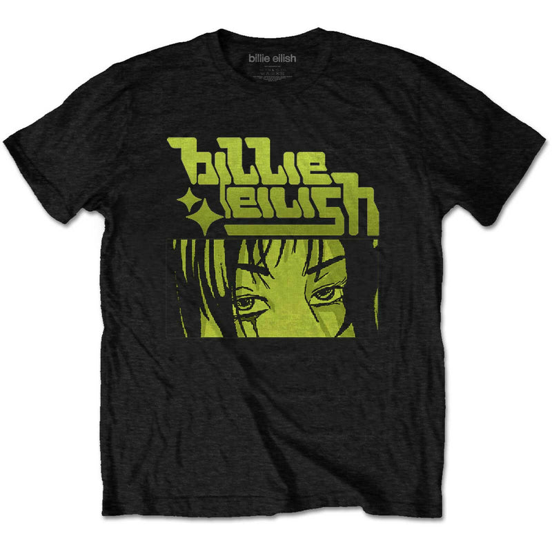 Billie Eilish - Anime Logo - Unisex T-Shirt - Black