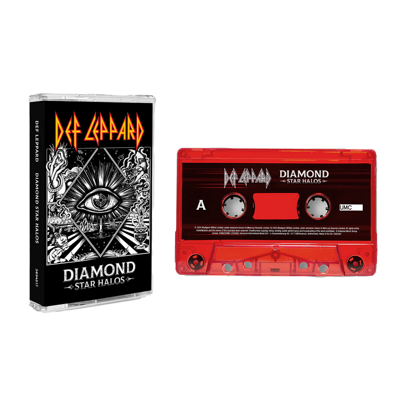 Def Leppard - Diamond Star Halos - Red Cassette