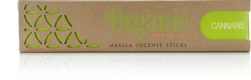 Organic Goodness - Masala Incense - Cannabis (12 Sticks)