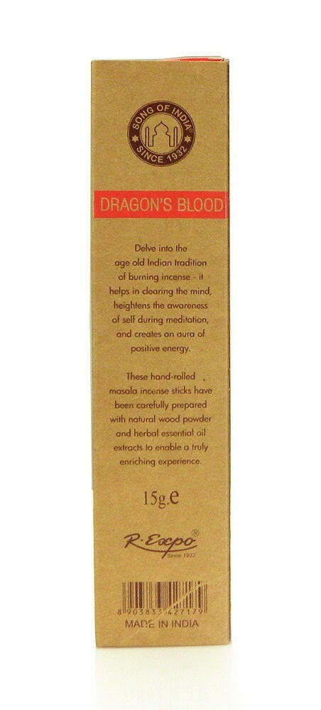 Organic Goodness - Masala Incense - Dragon's Blood (12 Boxes)