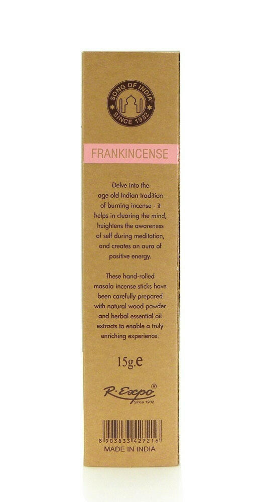 Organic Goodness - Masala Incense - Frankincense (12 Sticks)