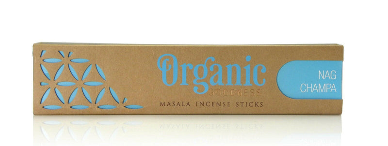 Organic Goodness - Masala Incense - Nag Champa (12 Boxes)