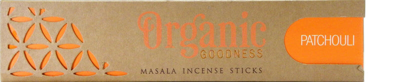 Organic Goodness - Masala Incense - Patchouli (12 Sticks)