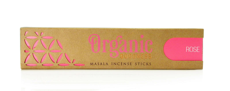 Organic Goodness - Masala Incense - Rose (12 Sticks)