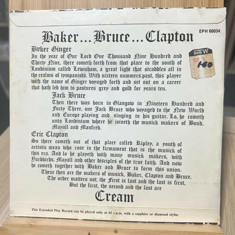 Cream - Strange Brew - 7" Vinyl