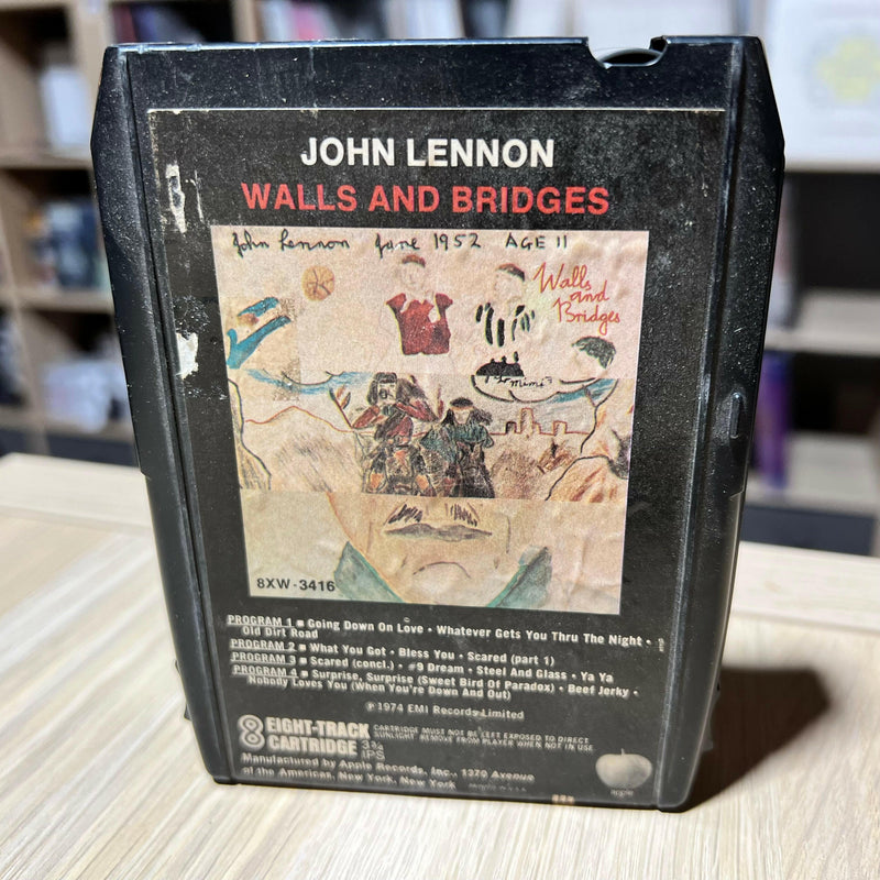 John Lennon - Walls And Bridges - 8-Track Cartridge
