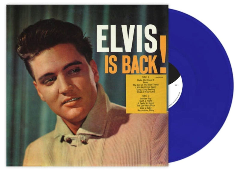 Elvis Presley - Is Back! - Blue Vinyl