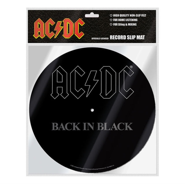 AC/DC - Back In Black - Slipmat