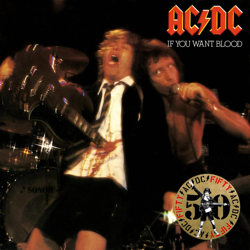 AC/DC - If You Want Blood You've Got It (50th Anniversary) - Gold Vinyl