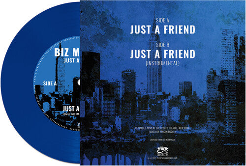 Biz Markie - Just A Friend (Remixed / Remastered) - 7" Blue Vinyl