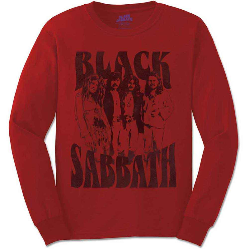 Black Sabbath - Band and Logo - Long Sleeve T-Shirt