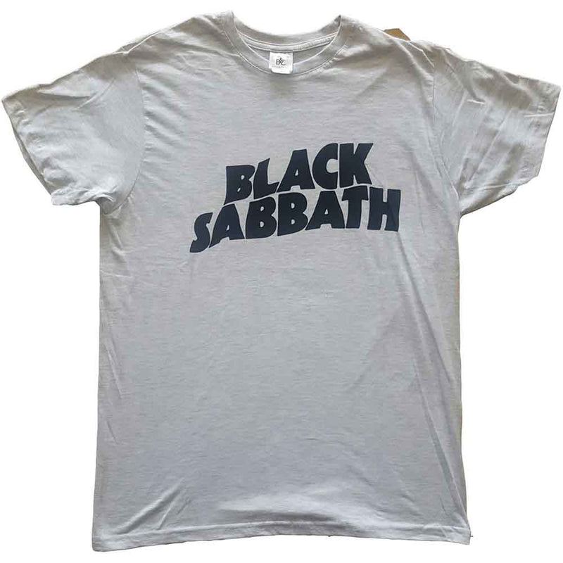 Black Sabbath - Black Wavy Logo - Unisex T-Shirt