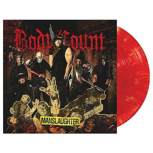 Body Count - Manslaughter - Cloudy Blood Red / Ultra Clear Vinyl