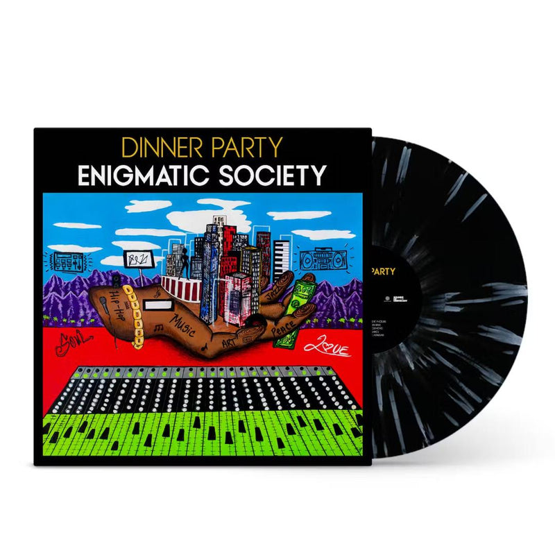 Dinner Party - Enigmatic Society - Black / White Splatter Vinyl