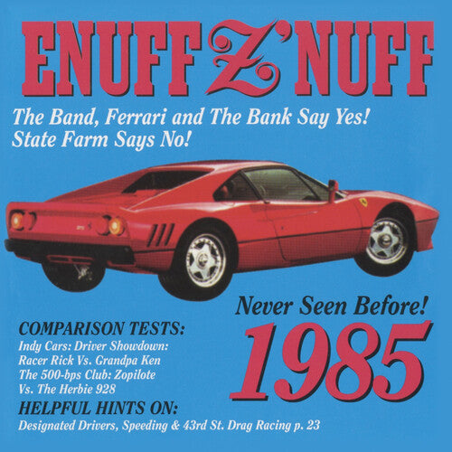 Enuff Z'nuff - 1985 - Blue / Red Splatter Vinyl