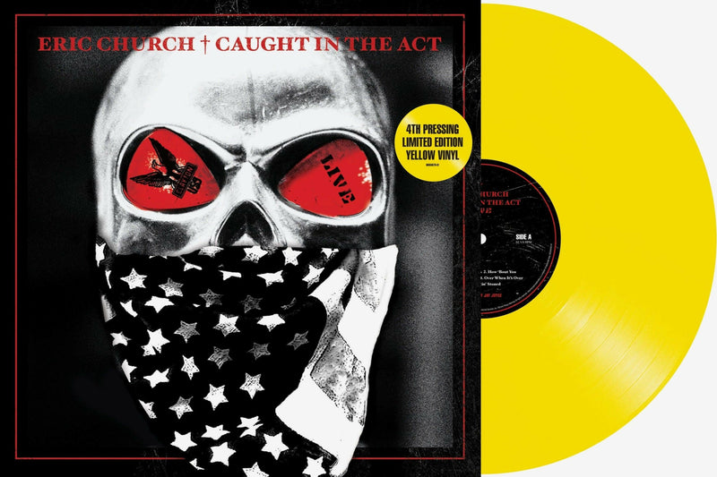 Eric Church - Caught in the Act: Live - Yellow Vinyl