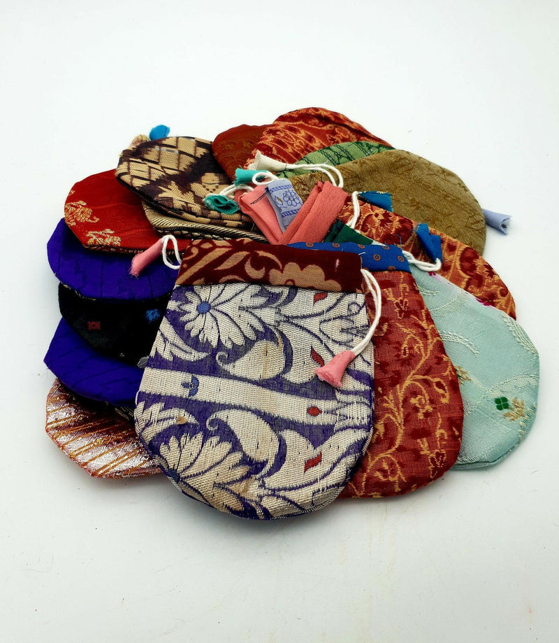Indian Drawstring Pouch - Small