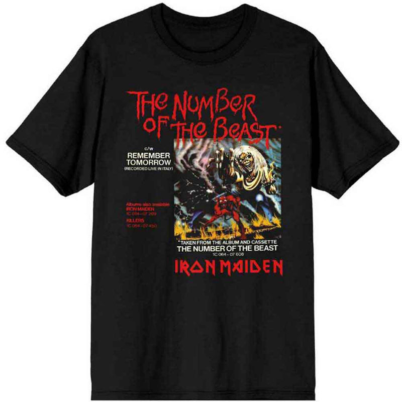 Iron Maiden - Number Of The Beast Vinyl Promo Sleeve - Unisex T-Shirt