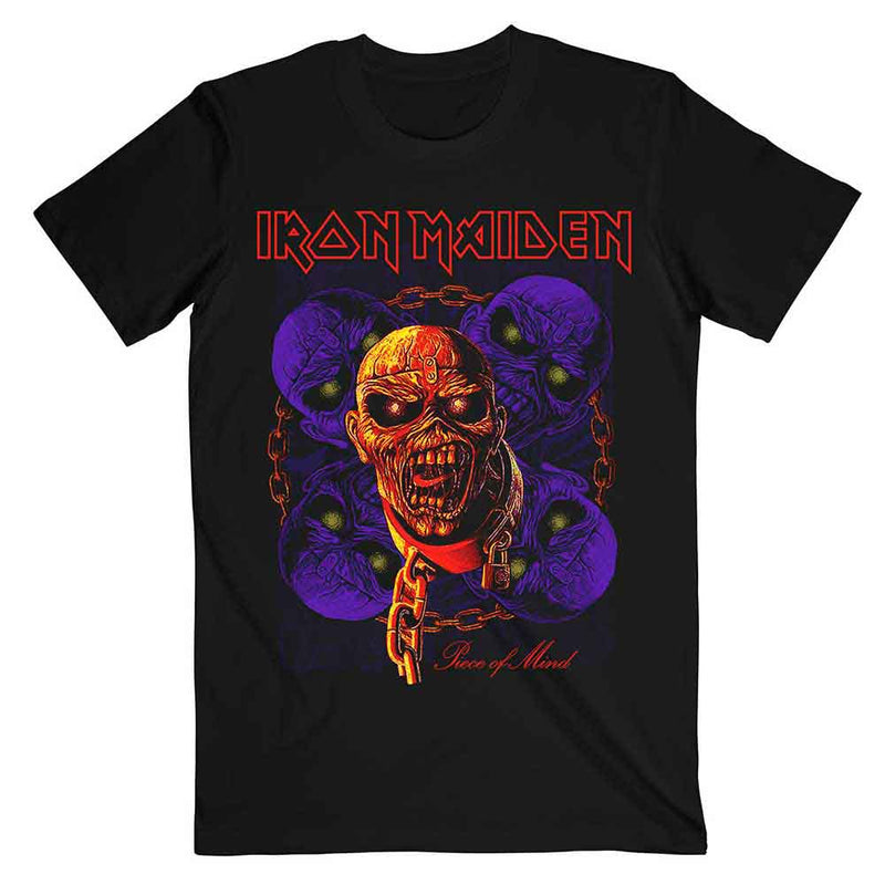 Iron Maiden - Piece of Mind Multi Head Eddie - Unisex T-Shirt