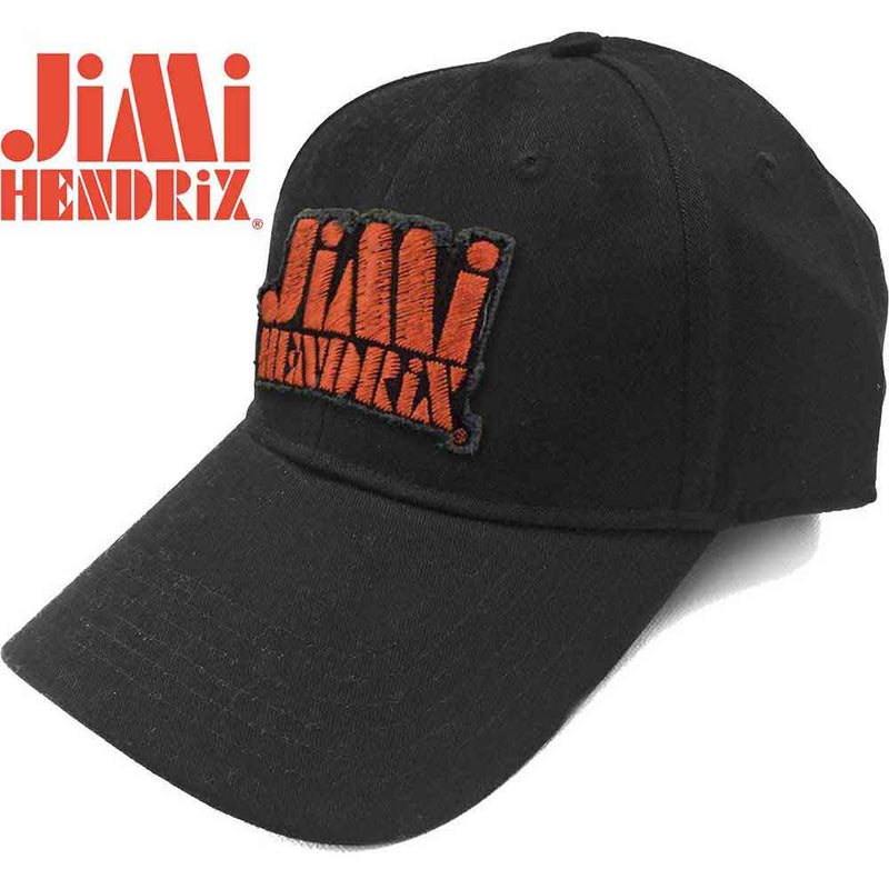 Jimi Hendrix - Orange Stencil Logo - Hat