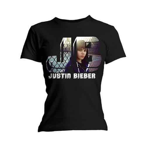 Justin Bieber - Photo Black - Ladies T-Shirt