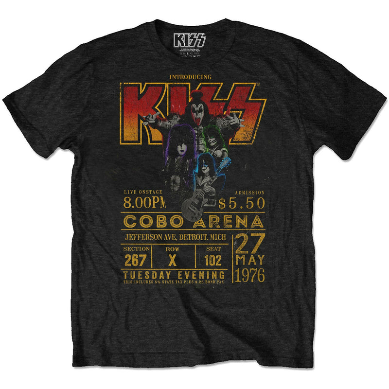 Kiss - Cobo Arena '76 - Unisex T-Shirt