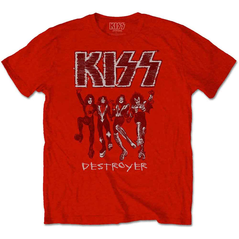 Kiss - Destroyer Sketch - Unisex T-Shirt