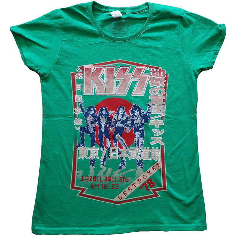 Kiss - Destroyer Tour '78 - Ladies T-Shirt