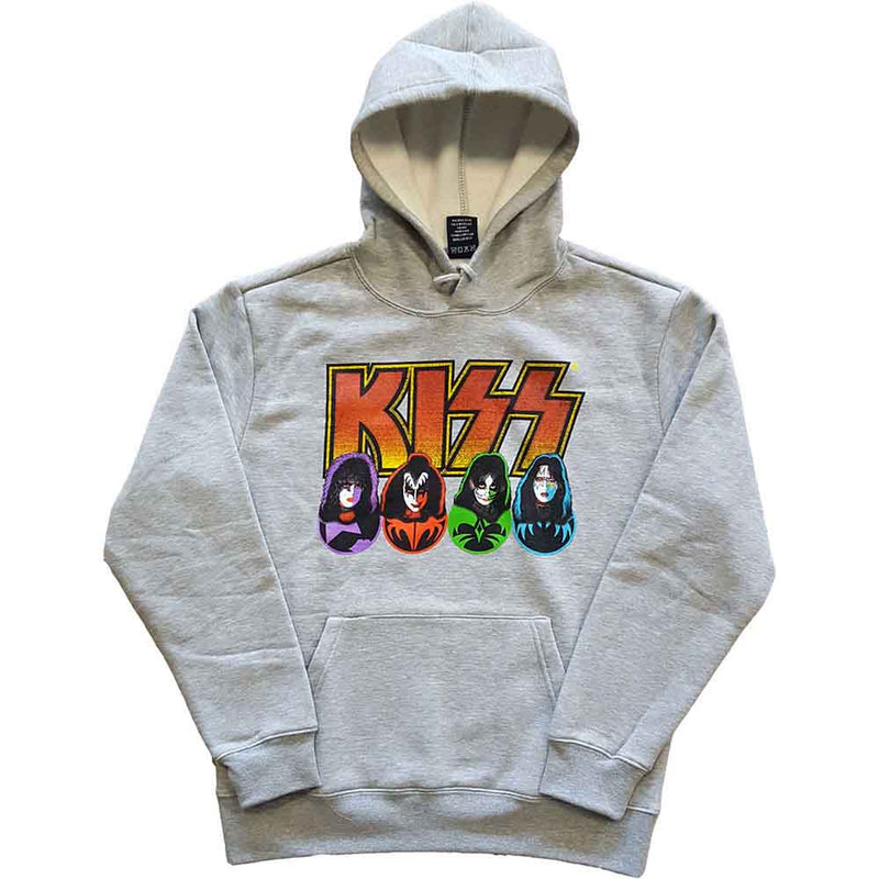 Kiss - Logo, Faces & Icons - Hoodie