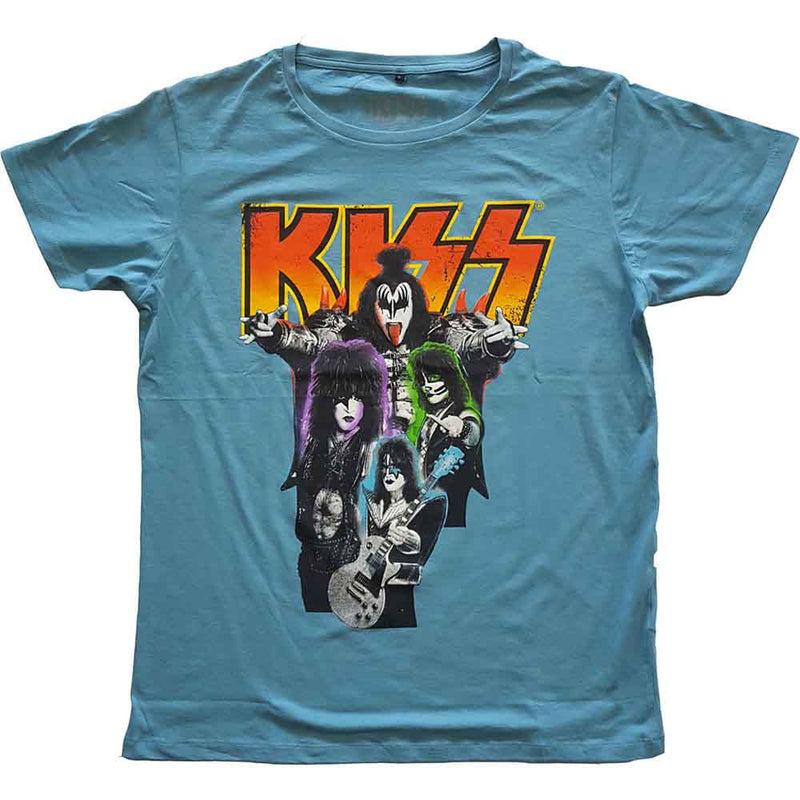 Kiss - Neon Band - Unisex T-Shirt