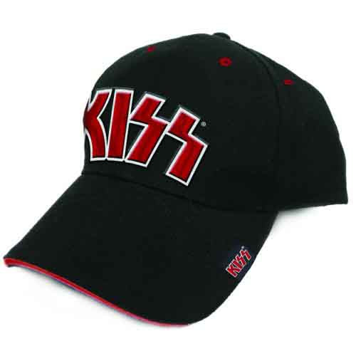 Kiss - Red on White Logo - Hat