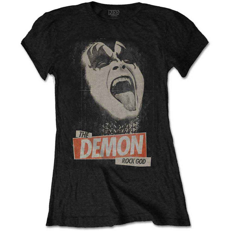 Kiss - The Demon Rock - Ladies T-Shirt