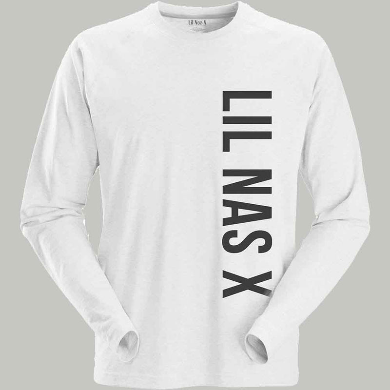 Lil Nas X - Vertical Text - Long Sleeve T-Shirt