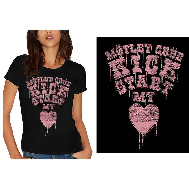 Motley Crue - Kick Start My Heart - Ladies T-Shirt