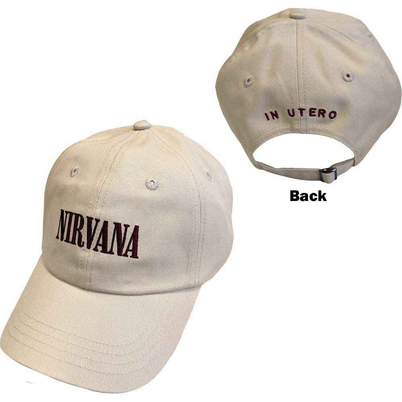 Nirvana - Text Logo in Utero - Hat